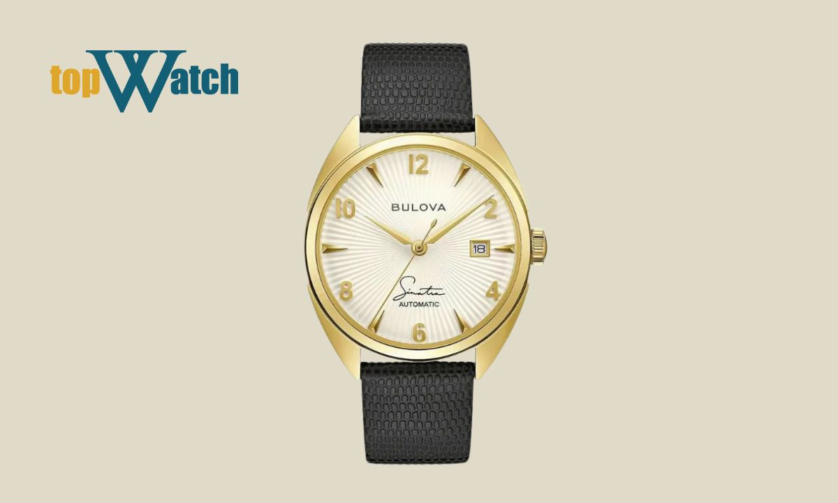Đồng Hồ Bulova Nam Dây Da Frank Sinatra Automatic 97B196