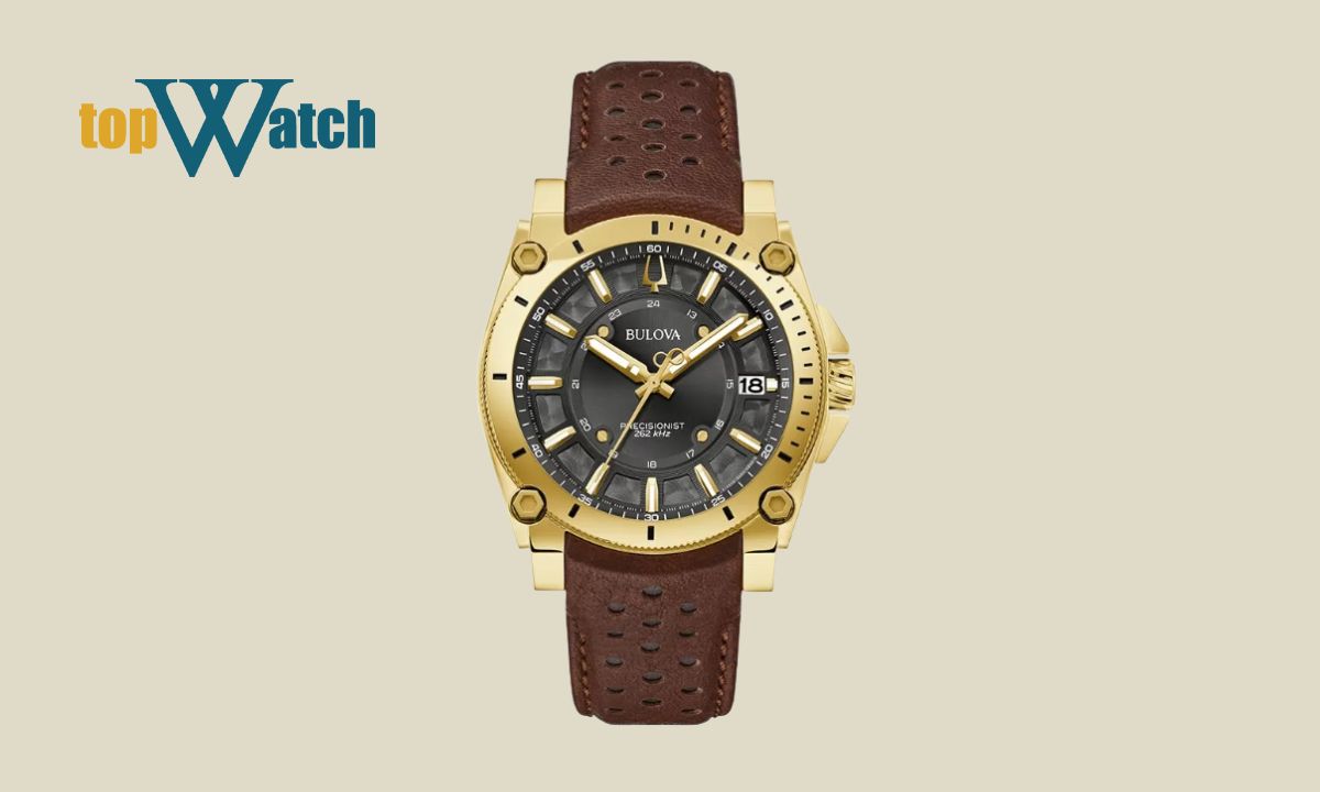 Đồng Hồ Bulova Nam Dây Da Icon Precisionist 97B216