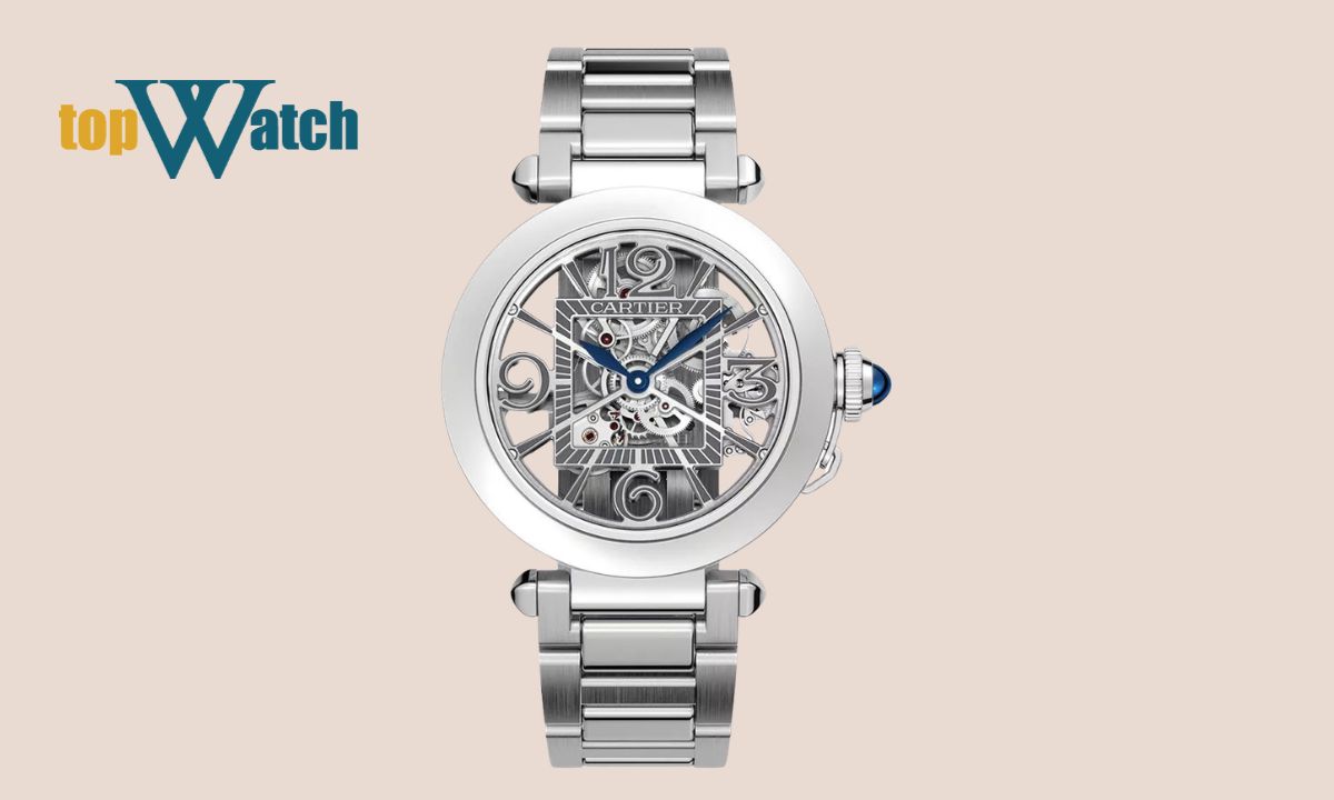 13+ mẫu đồng hồ Cartier lộ cơ độc đáo, ấn tượng Đồng hồ Cartier Pasha WHPA0007