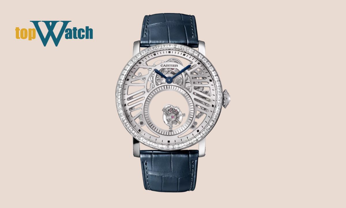 13+ mẫu đồng hồ Cartier lộ cơ độc đáo, ấn tượng Đồng hồ Cartier Rotonde De Cartier HPI01199