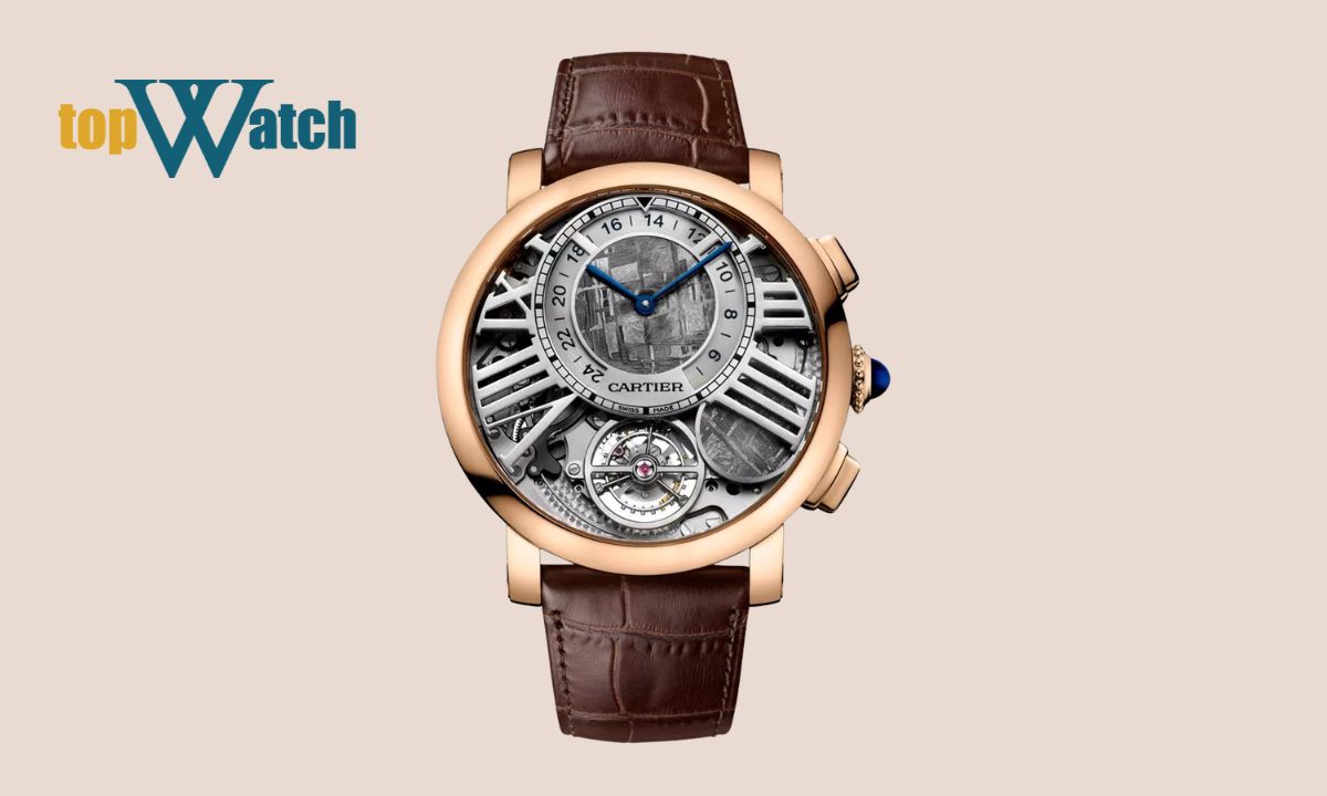 13+ mẫu đồng hồ Cartier lộ cơ độc đáo, ấn tượng Đồng hồ Cartier Rotonde De Cartier WHRO0013