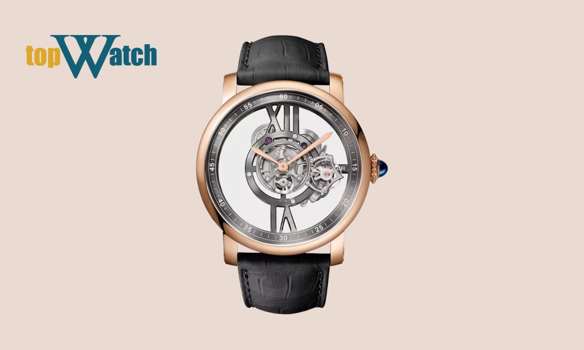 13+ mẫu đồng hồ Cartier lộ cơ độc đáo, ấn tượng Đồng hồ Cartier Rotonde De Cartier WHRO0041