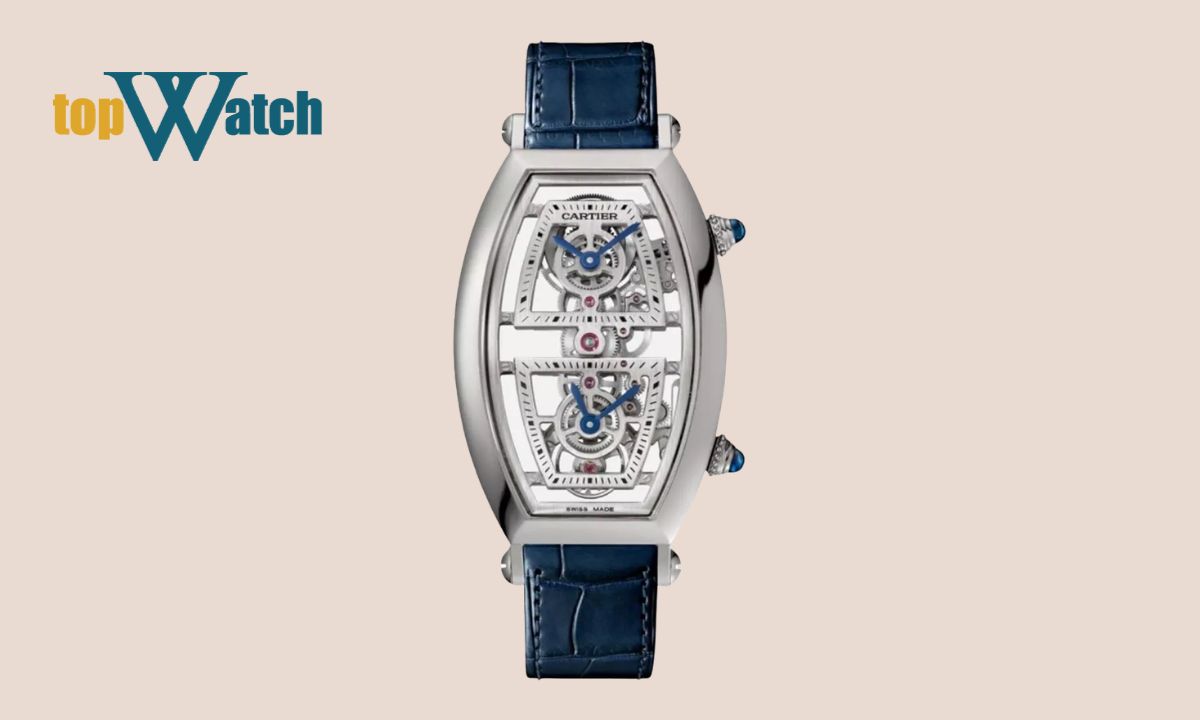 13+ mẫu đồng hồ Cartier lộ cơ độc đáo, ấn tượng Đồng hồ Cartier Tonneau WHTN0006
