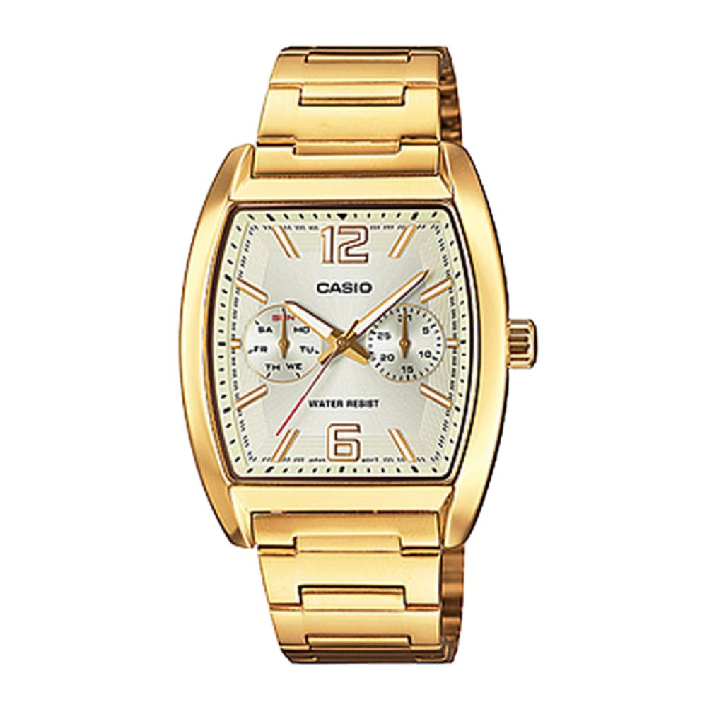 Đồng Hồ Casio Nam MTP-E302G-9ADF Dây Kim loại 35.5mm