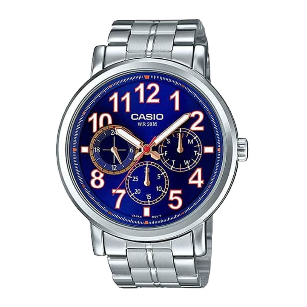 Đồng Hồ Casio Nam MTP-E309D-2BVDF Dây Kim loại 45mm