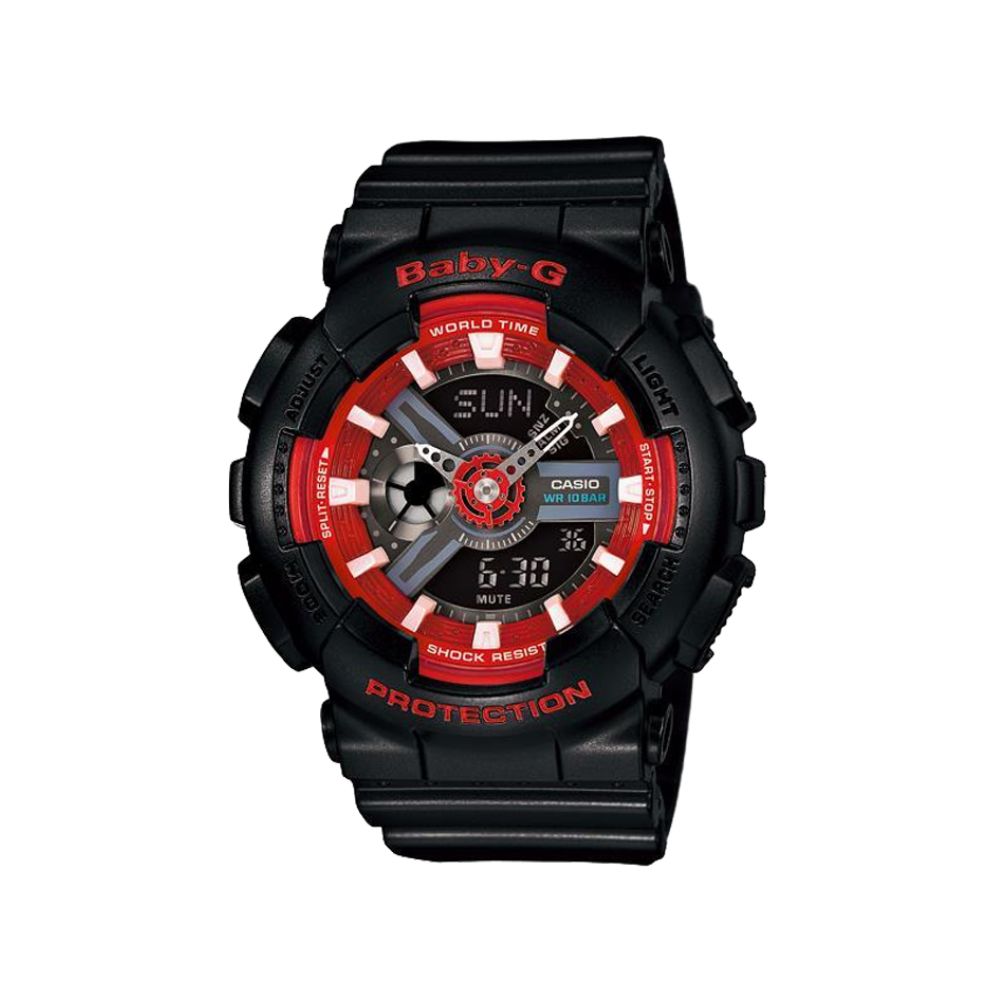 Đồng Hồ Casio Nữ BA-110SN-1ADR Dây Nhựa 43.4mm