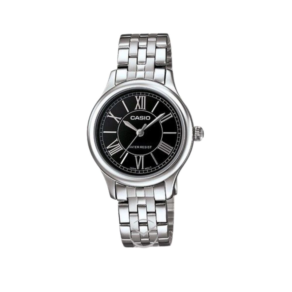 Đồng Hồ Casio Nữ LTP-E113D-1ADF Dây Kim loại 30mm