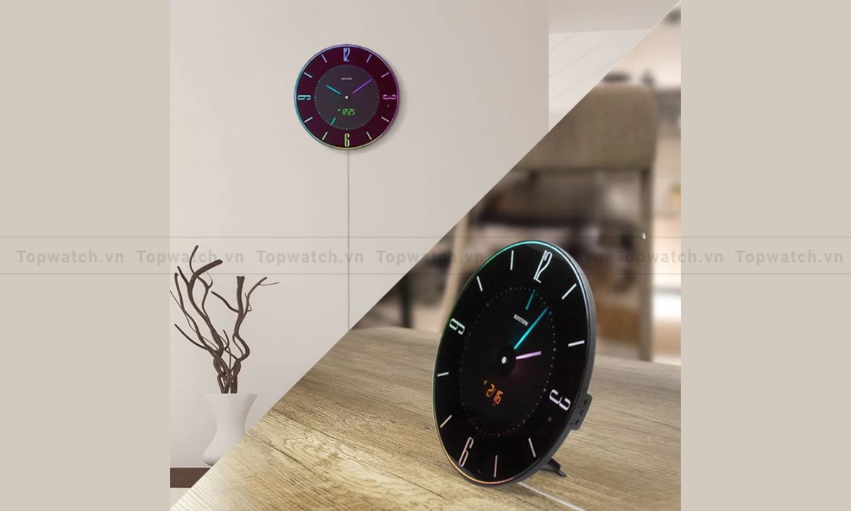 Đồng hồ điện tử treo tường Rhythm 8RZ197SR02
