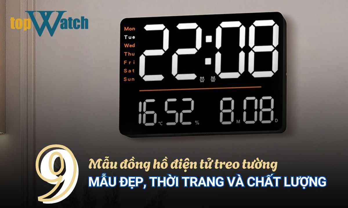 đồng hồ treo tường điện tử