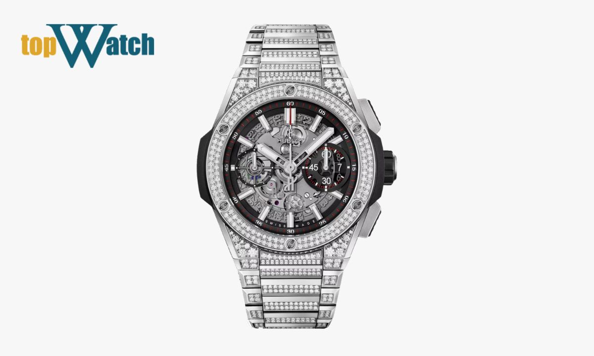 Top 8 mẫu đồng hồ Hublot dây kim loại độc đáo, ấn tượng nhất Đồng hồ Hublot Dây Kim Loại Bigbang 451.NX.1170.NX.3704