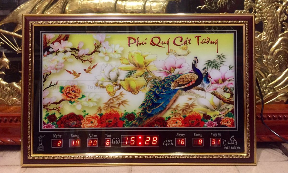 Đồng hồ lịch vạn niên "Phú Quý Cát Tường"