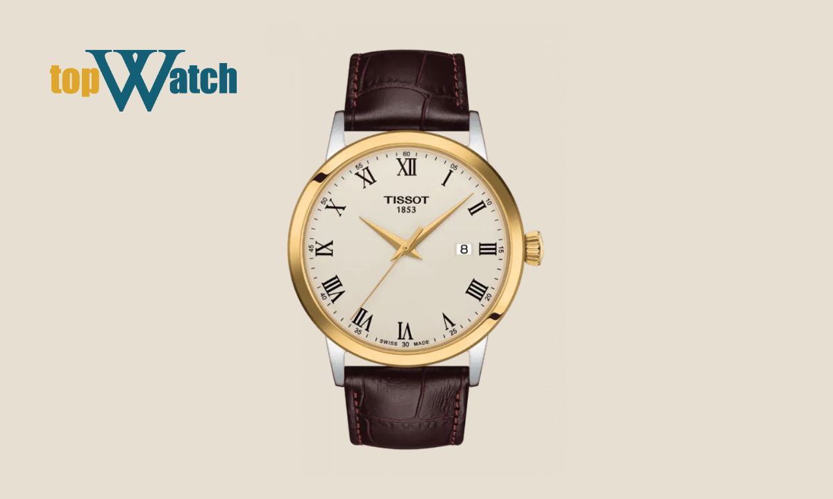 Top 11 mẫu đồng hồ Tissot nam dây da đẹp, bán chạy trên thị trường Đồng Hồ Nam Tissot Classic Dream T129.410.26.263.00