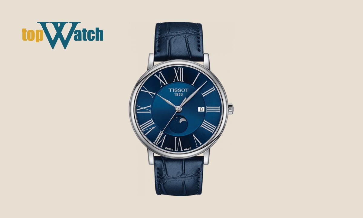 Top 11 mẫu đồng hồ Tissot nam dây da đẹp, bán chạy trên thị trường Đồng Hồ Nam Tissot T-Classic T122.423.16.043.00