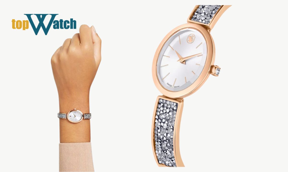 Đồng Hồ Nữ Swarovski Crystal Rock Oval 5656851