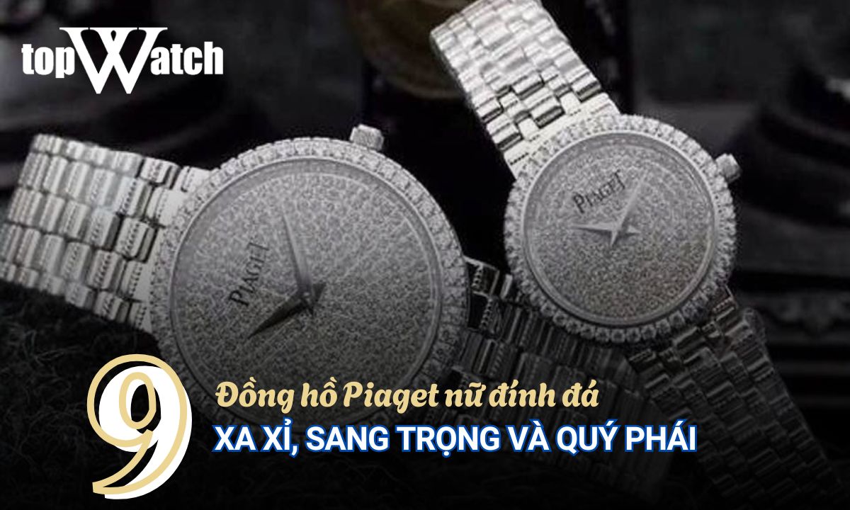 đồng hồ piaget nữ đính đá