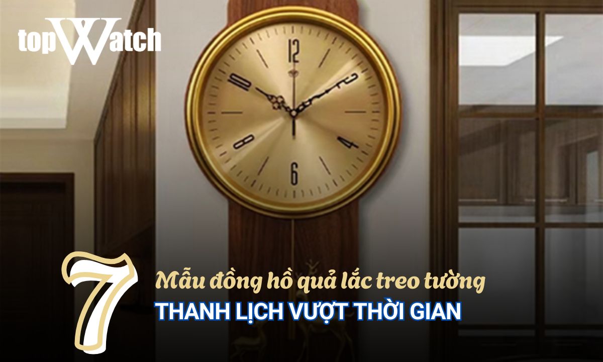 đồng hồ quả lắc treo tường
