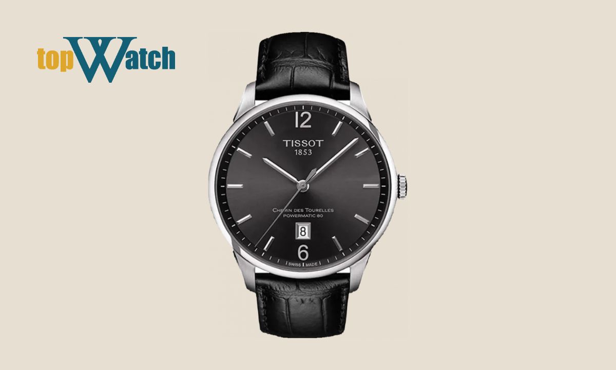 Top 11 mẫu đồng hồ Tissot nam dây da đẹp, bán chạy trên thị trường Đồng hồ Tissot T099.407.16.447.00