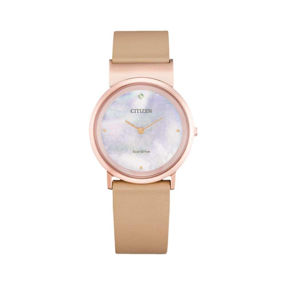 Đồng hồ Citizen Nữ EG7073-16Y Dây Da 31mm