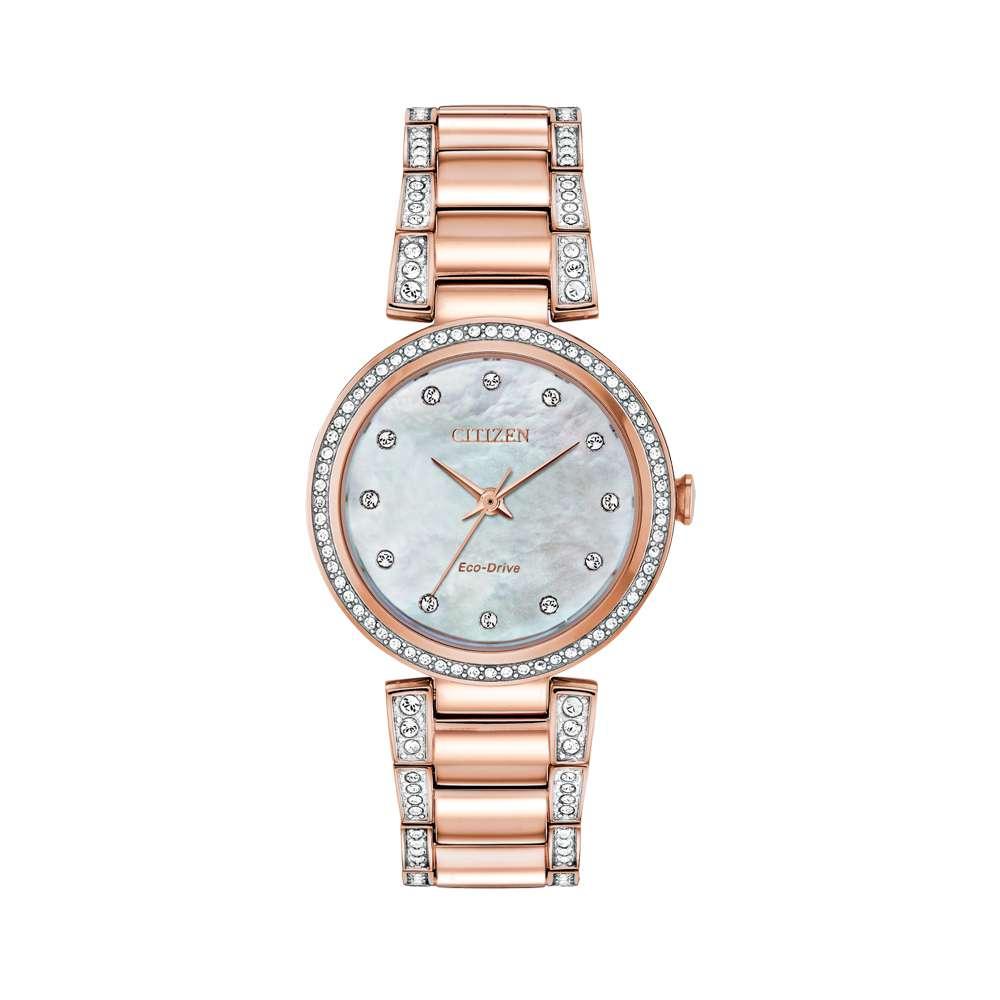 Đồng hồ Citizen Nữ EM0843-51D Dây Thép Không Gỉ 28mm