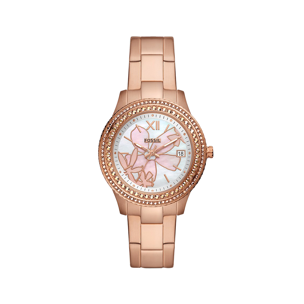 Đồng hồ Fossil Nữ ES5192 Dây Thép Không Gỉ 37mm