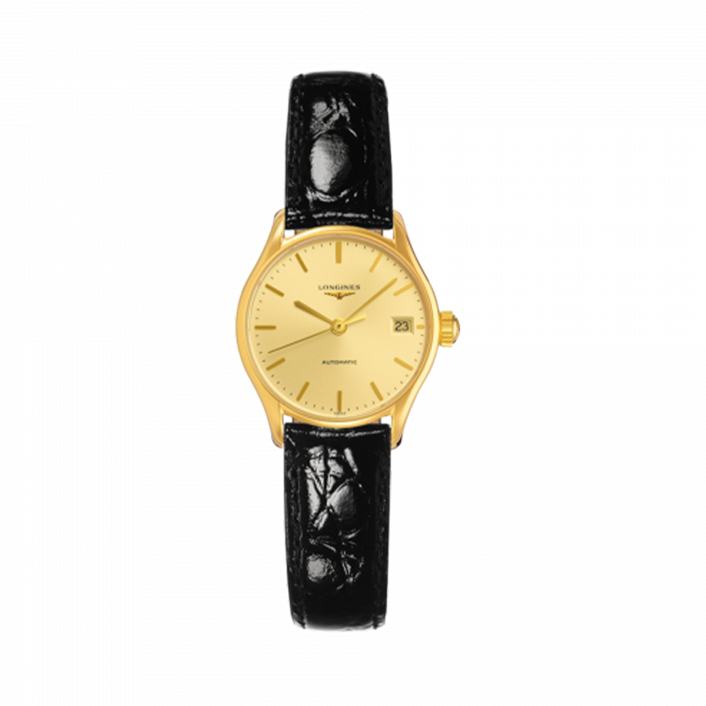 Đồng hồ Longines Nữ L4.360.2.32.2 Dây Da 25mm