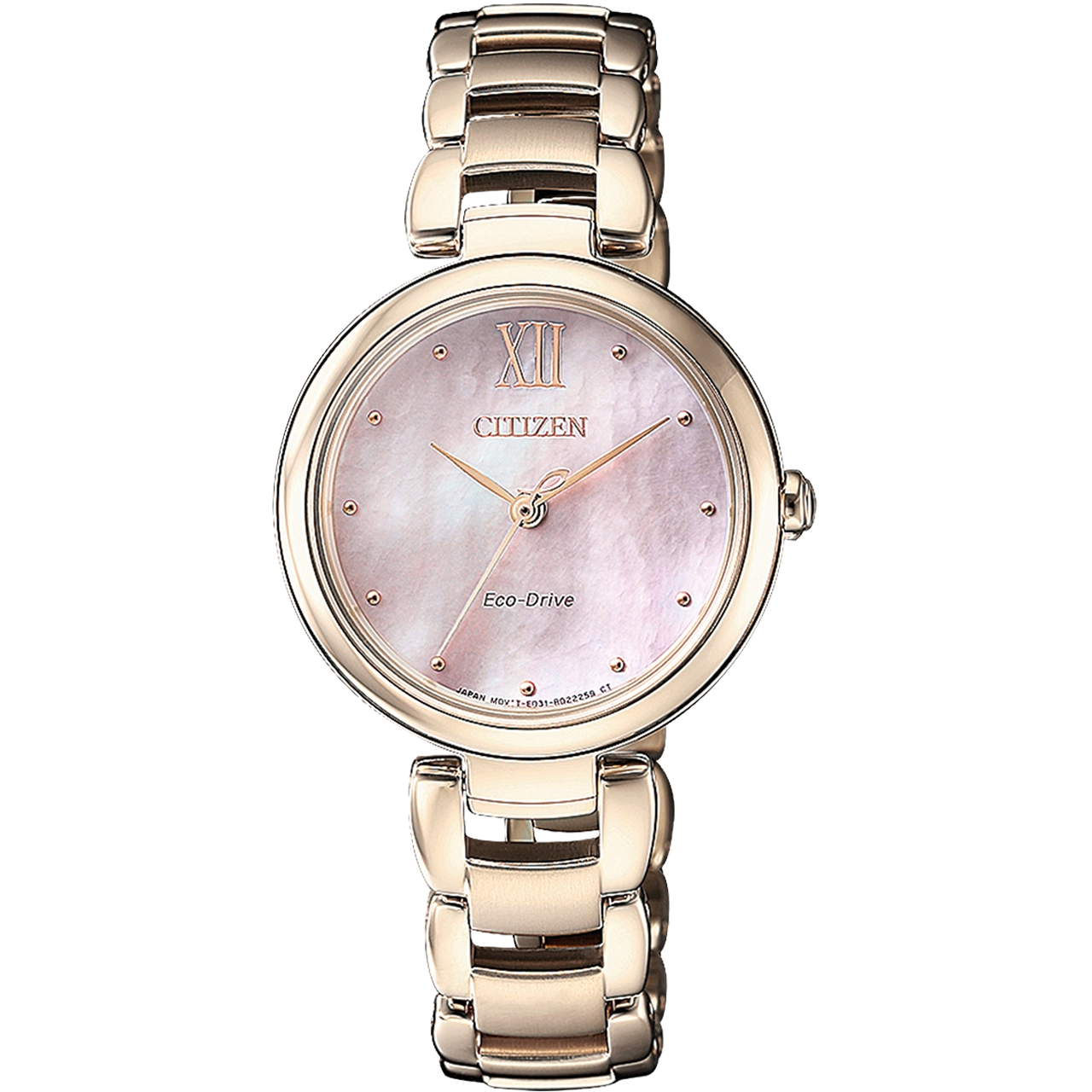 Đồng hồ Citizen Nữ EM0533-82Y Dây Thép Không Gỉ 29mm
