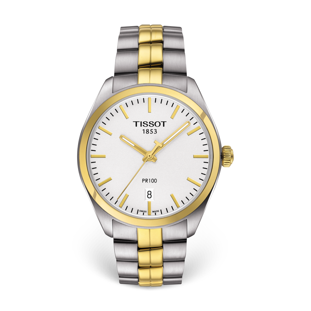 Đồng hồ Tissot Nam T101.410.22.031.00 Dây Thép Không Gỉ Mạ Vàng 39mm