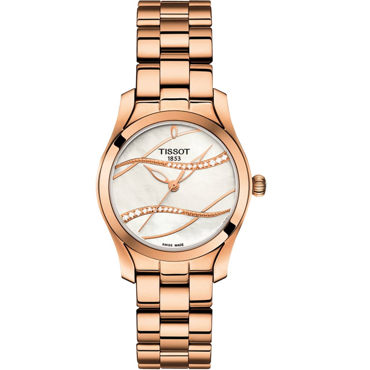 Đồng hồ Tissot Nữ T112.210.33.111.00 Dây Thép Không Gỉ Mạ Vàng 30mm