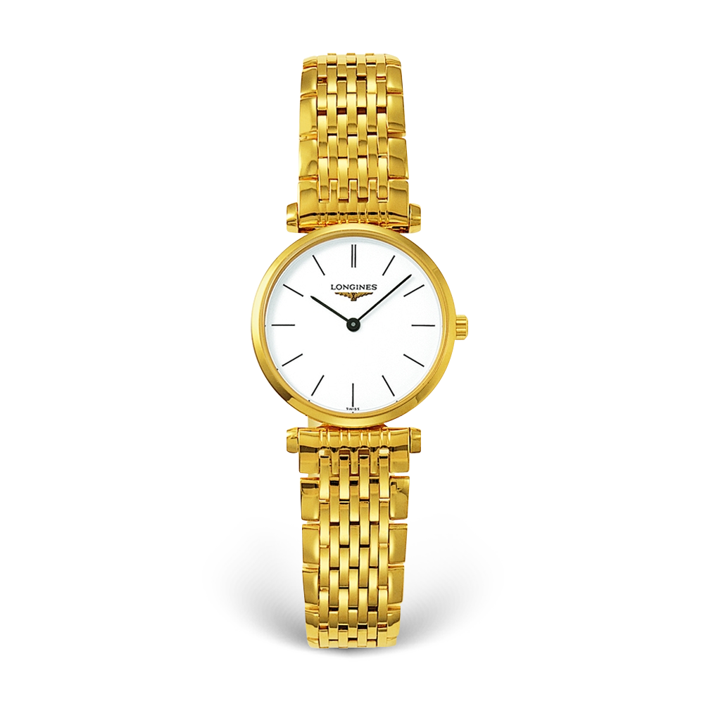 Đồng hồ Longines Nữ L4.209.2.12.8 Dây Kim Loại 24mm
