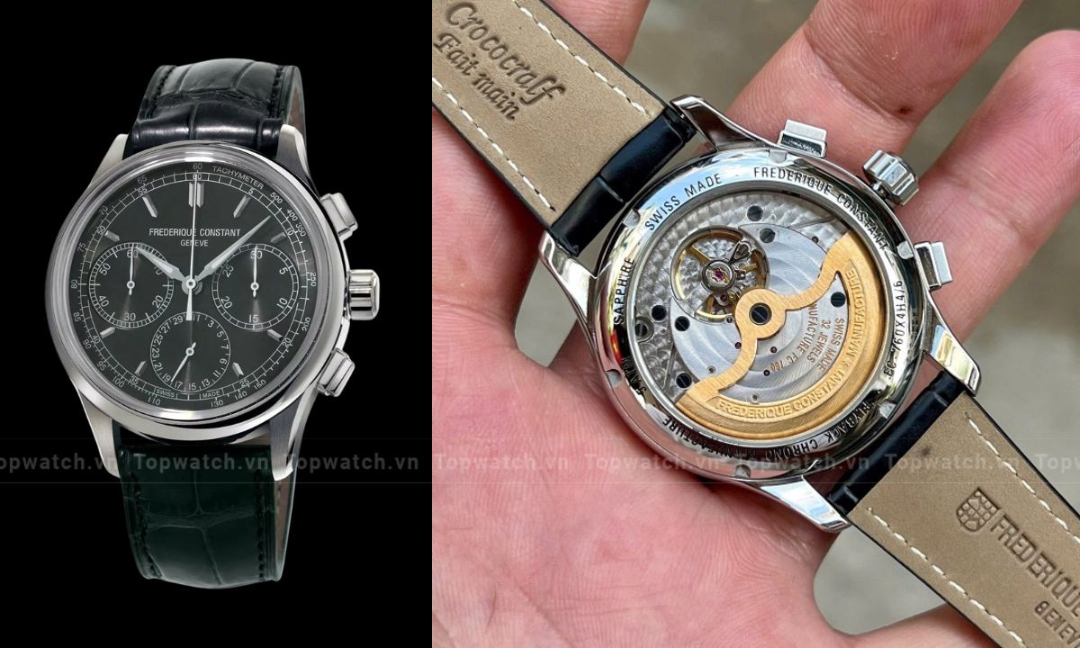 Đồng hồ Frederique Constant của nước nào? Đánh giá chi tiết Caliber FC-760 là một trong những bộ máy flyback chronograph chất lượng cao
