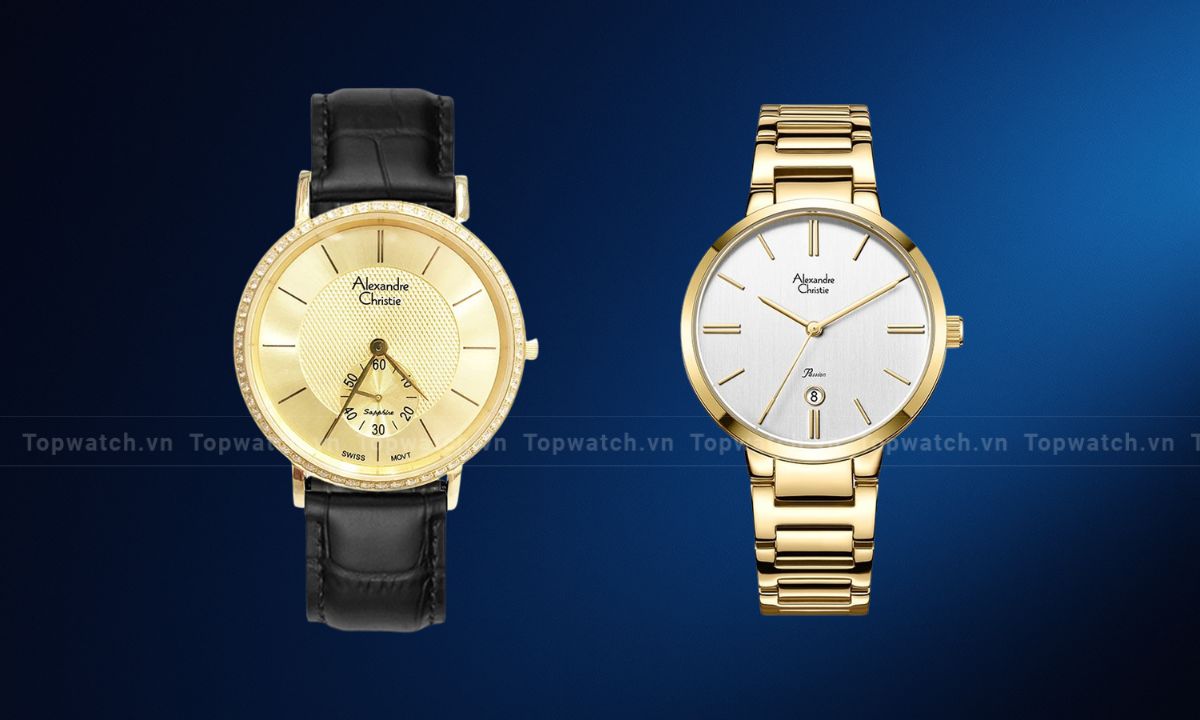 Đồng hồ Alexandre Christie mang đến nhiều kiểu dáng dây đeo khác nhau