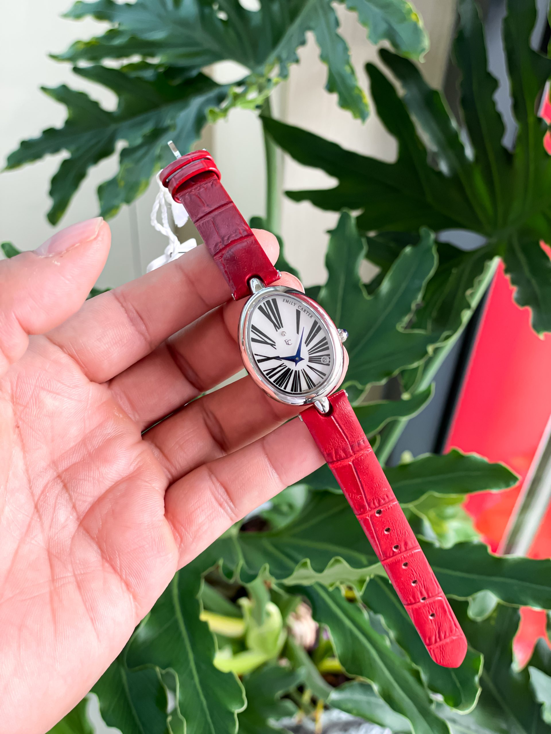 Đồng hồ Emily Carter Nữ ECO38QSS15CR Dây Da 28x22mm