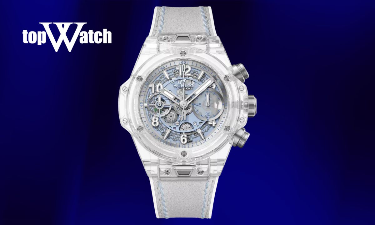 Top 11 mẫu đồng hồ Hublot dây da cao cấp, thanh lịch và sang trọng Đồng hồ Hublot Big Bang 441.JX.429B.VR Unico Winter Sapphire