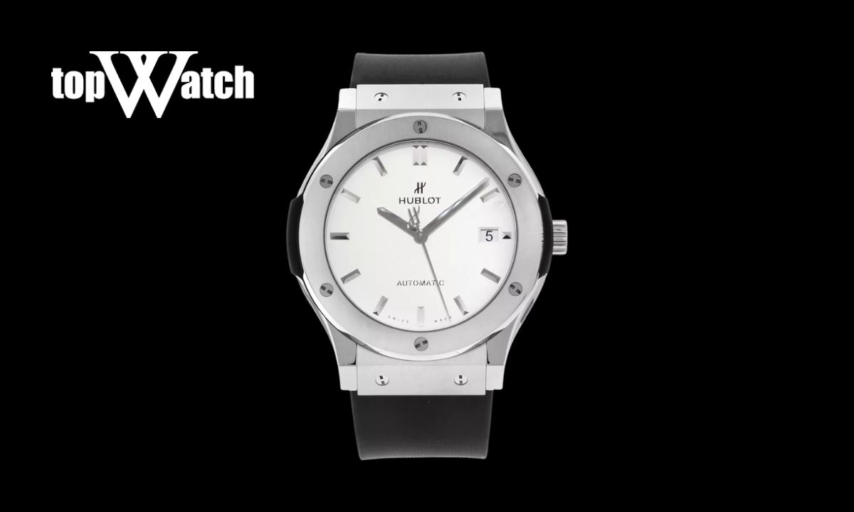 Top 10 mẫu đồng hồ Hublot mặt trắng đẹp, tinh tế và sang trọng Đồng hồ Hublot mặt trắng Classic Fusion 511.NX.2611.RX 45mm