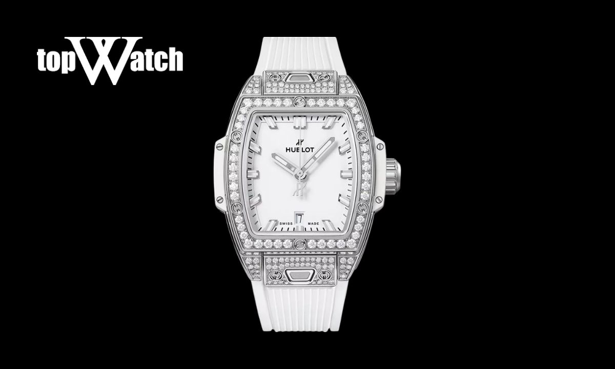 Top 10 mẫu đồng hồ Hublot mặt trắng đẹp, tinh tế và sang trọng Đồng hồ Hublot Spirit Of Big Bang 682.SE.2010.RW.1604 Diamond 32mm