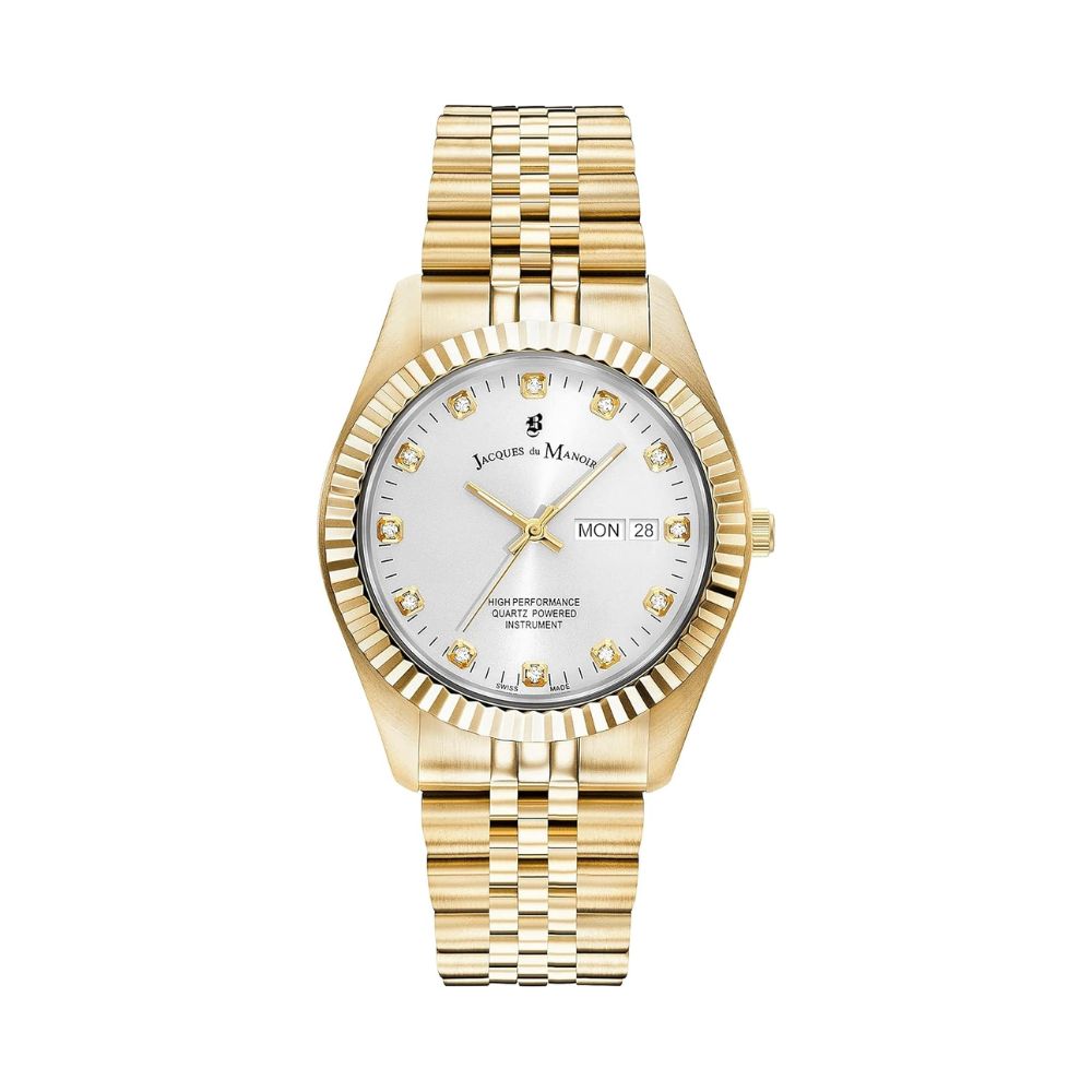 Đồng hồ Jacques du Manoir Nam JWG00308 Dây Thép Không Gỉ 40mm