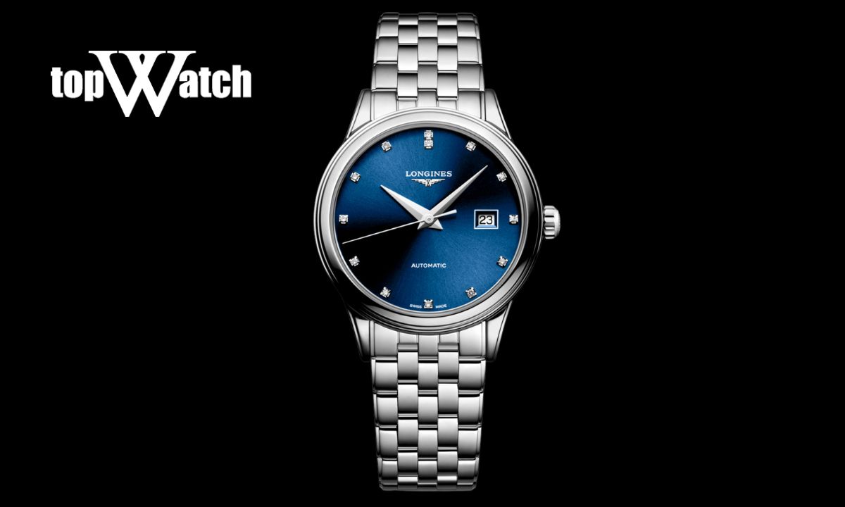 Đồng hồ Longines Flagship L4.374.4.97.6 Stainless Steel Sunray Blue