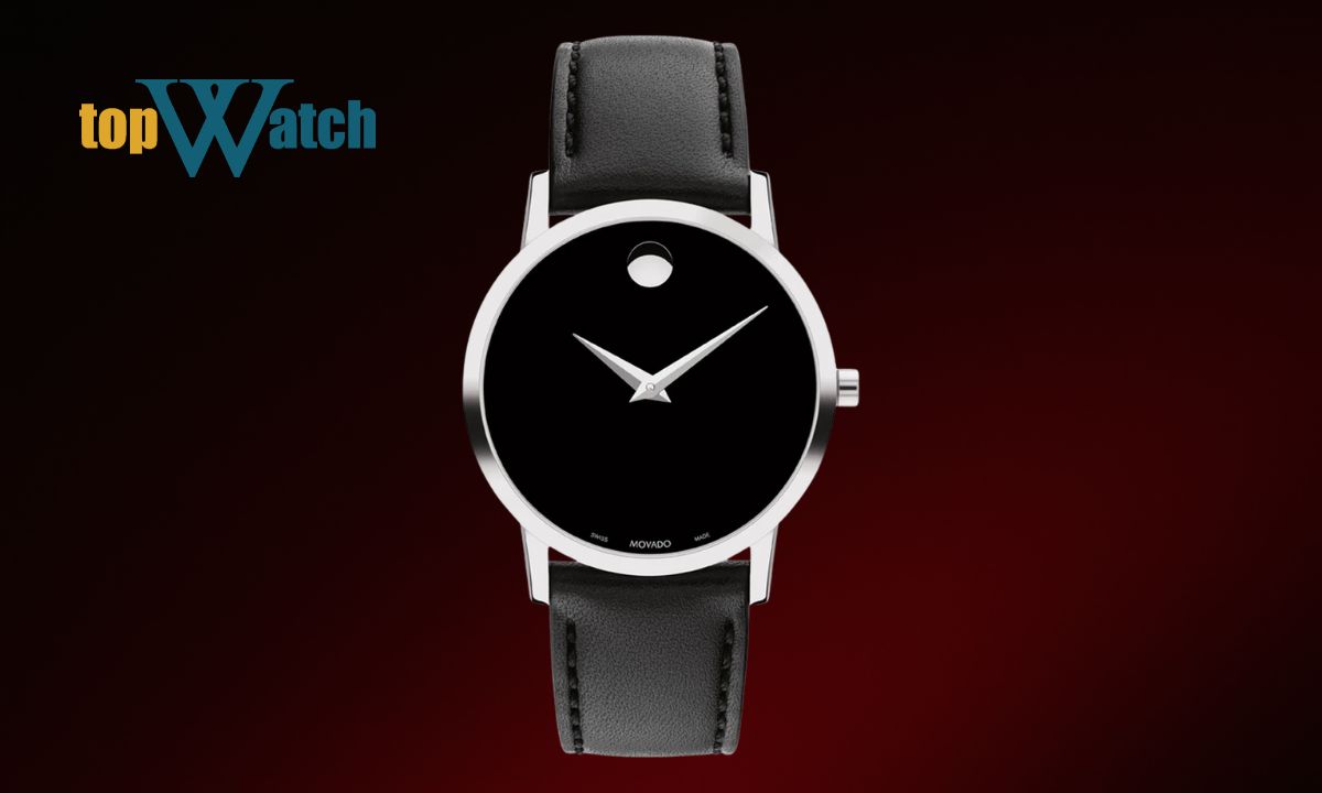 Top 13 mẫu đồng hồ Movado nữ dây da đẹp và đáng mua Đồng hồ Movado Museum Classic 33mm 0607583