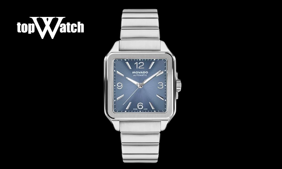 Gợi ý 6 mẫu đồng hồ Movado mặt chữ nhật thanh lịch, tối giản và sang trọng Đồng Hồ Movado Nam Heritage 1917 Automatic 3650256