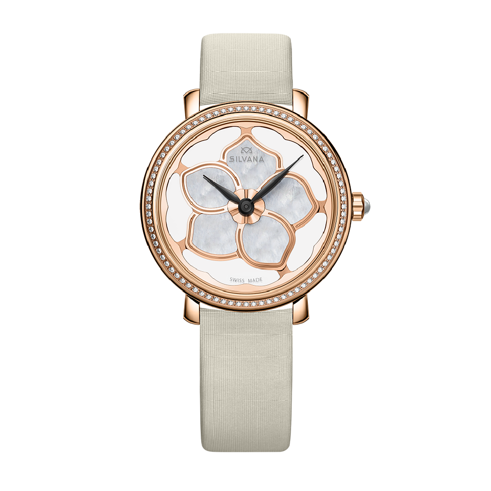 Đồng hồ Silvana Nữ SF36QRD85SBL Dây Da 36mm