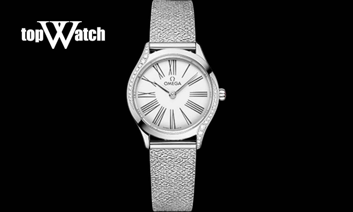 Gợi ý 11 mẫu đồng hồ Omega nữ dây kim loại thanh lịch, sang trọng Đồng hồ Omega De Ville 428.15.26.60.04.001 Mini Trésor 26mm