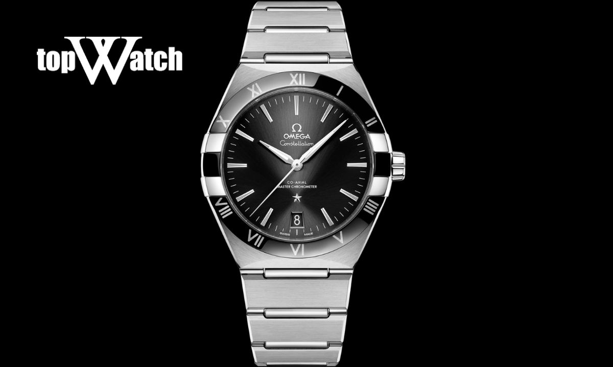 Đồng hồ Omega mặt đen Constellation 131.30.41.21.01.001