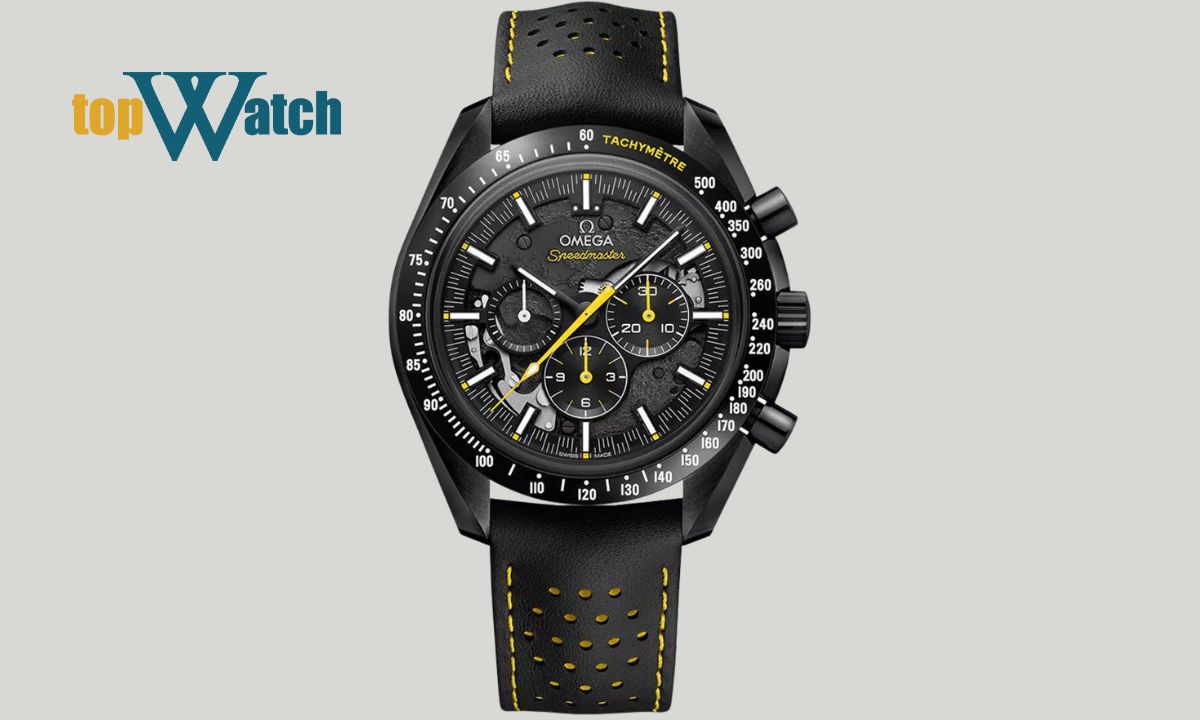 Khám phá 12 mẫu đồng hồ Omega lộ cơ ấn tượng, độc đáo, giá trị cao Đồng hồ Omega Speedmaster Dark Side of the Moon Apollo 8 ref. 311.92.44.30.01.001