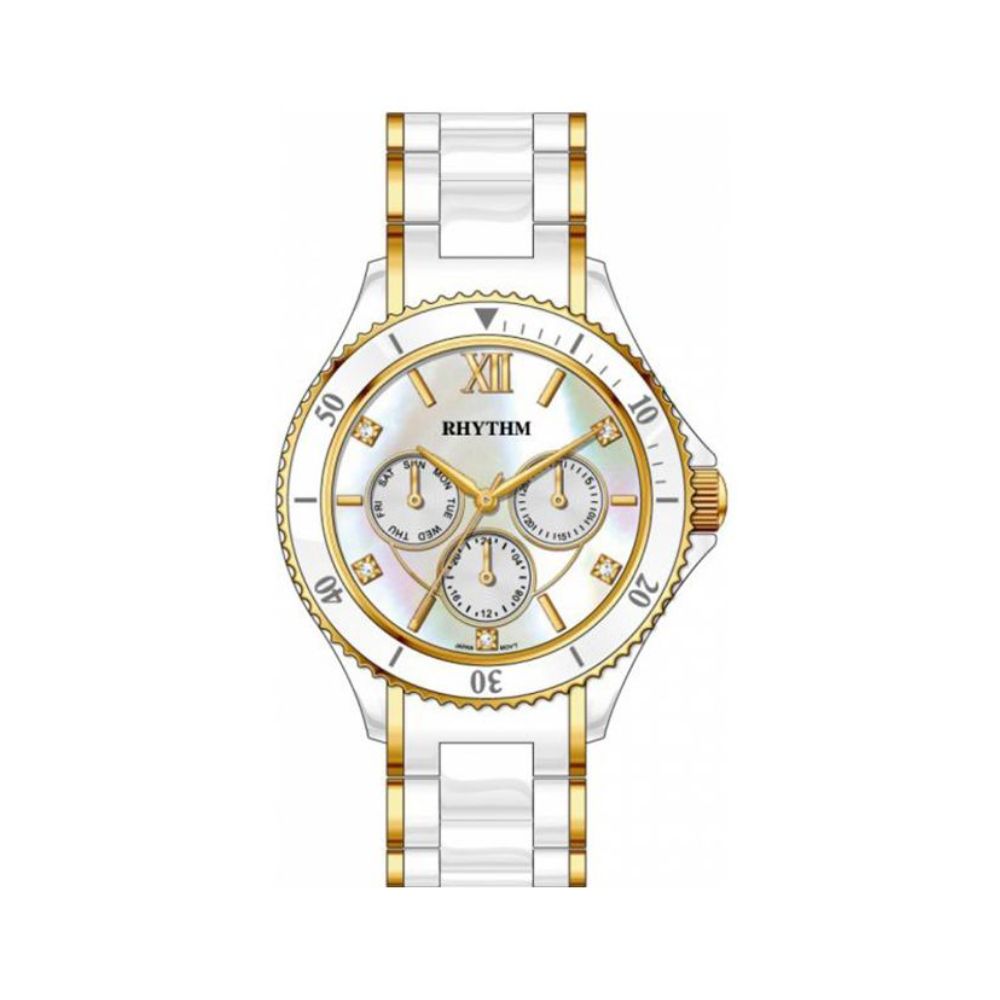 Đồng Hồ Rhythm Nữ C1401T03 Dây Thép không gỉ 38mm