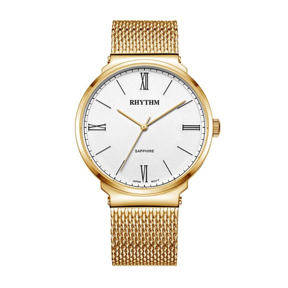Đồng Hồ Rhythm Nữ F11606S03 Dây Mesh 40mm