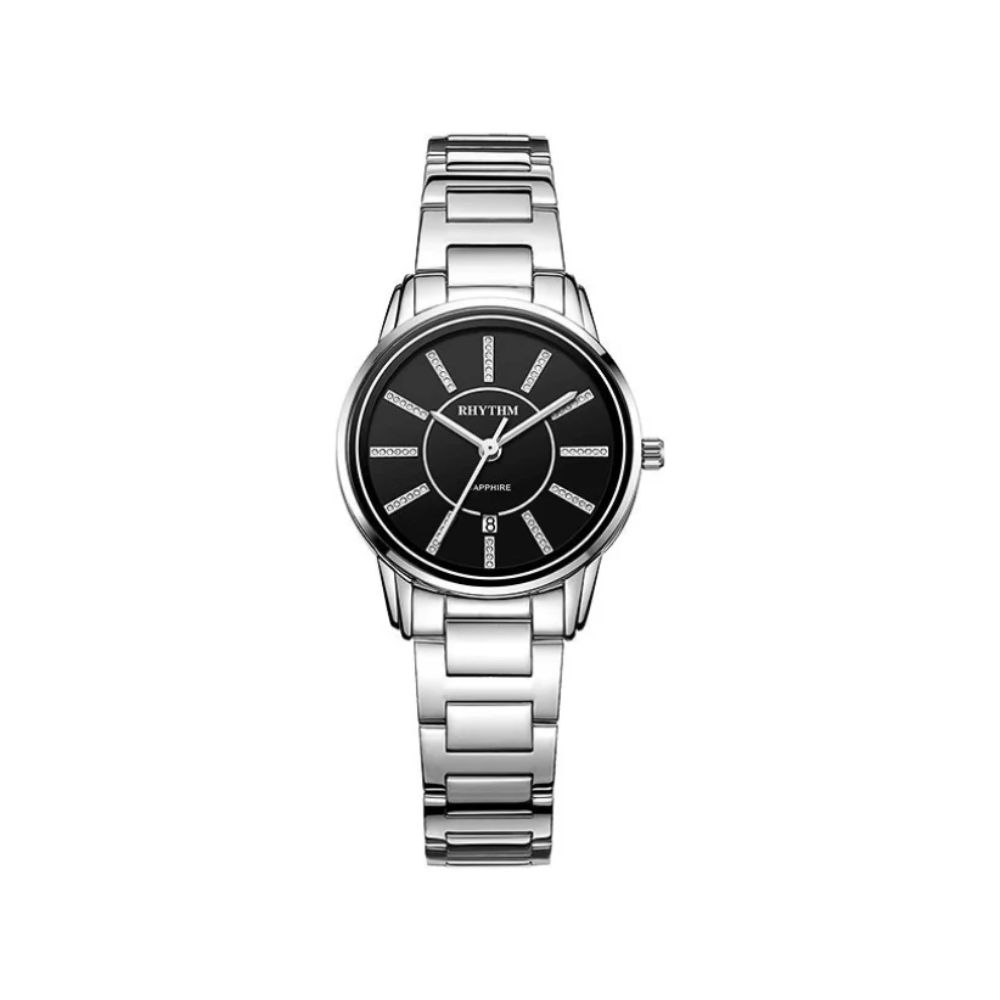Đồng Hồ Rhythm Nữ G1204S02 Dây Thép không gỉ 28mm