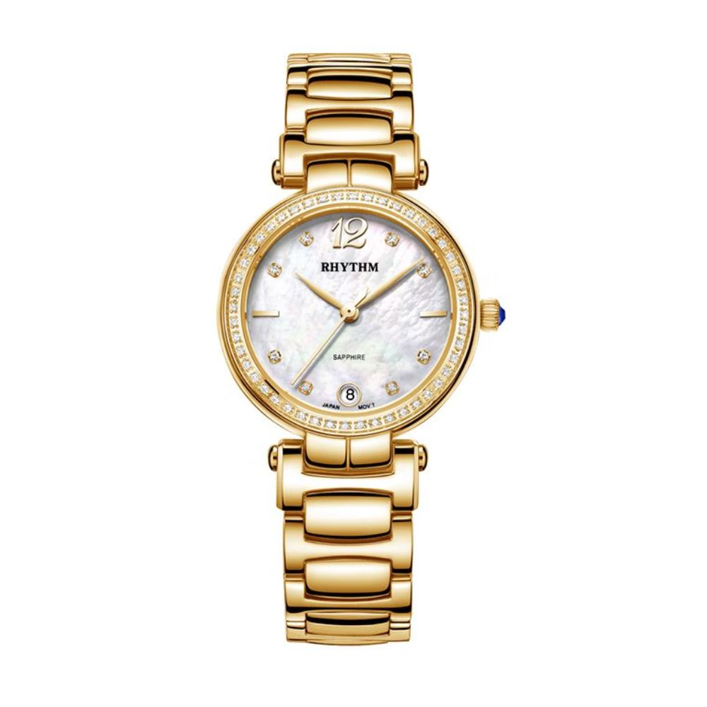 Đồng Hồ Rhythm Nữ L15004S04 Dây Thép không gỉ 30mm