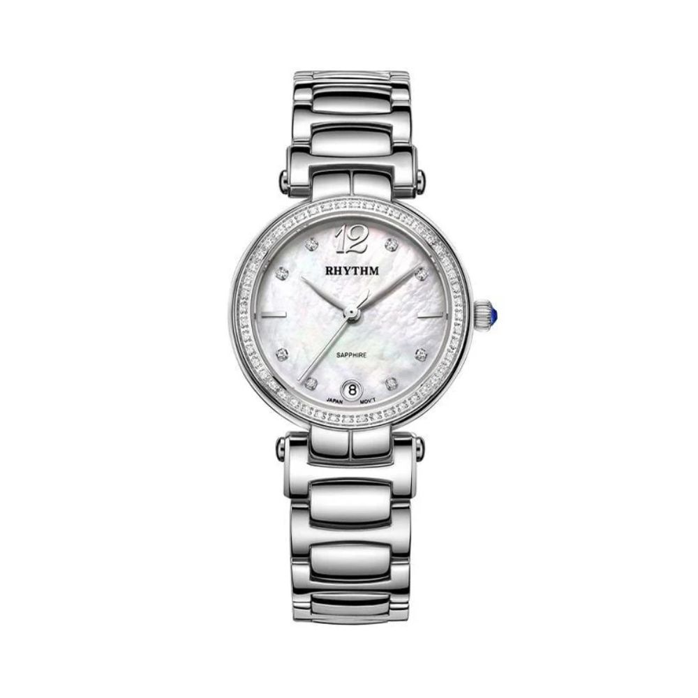 Đồng Hồ Rhythm Nữ L1504S01 Dây Thép không gỉ 30mm