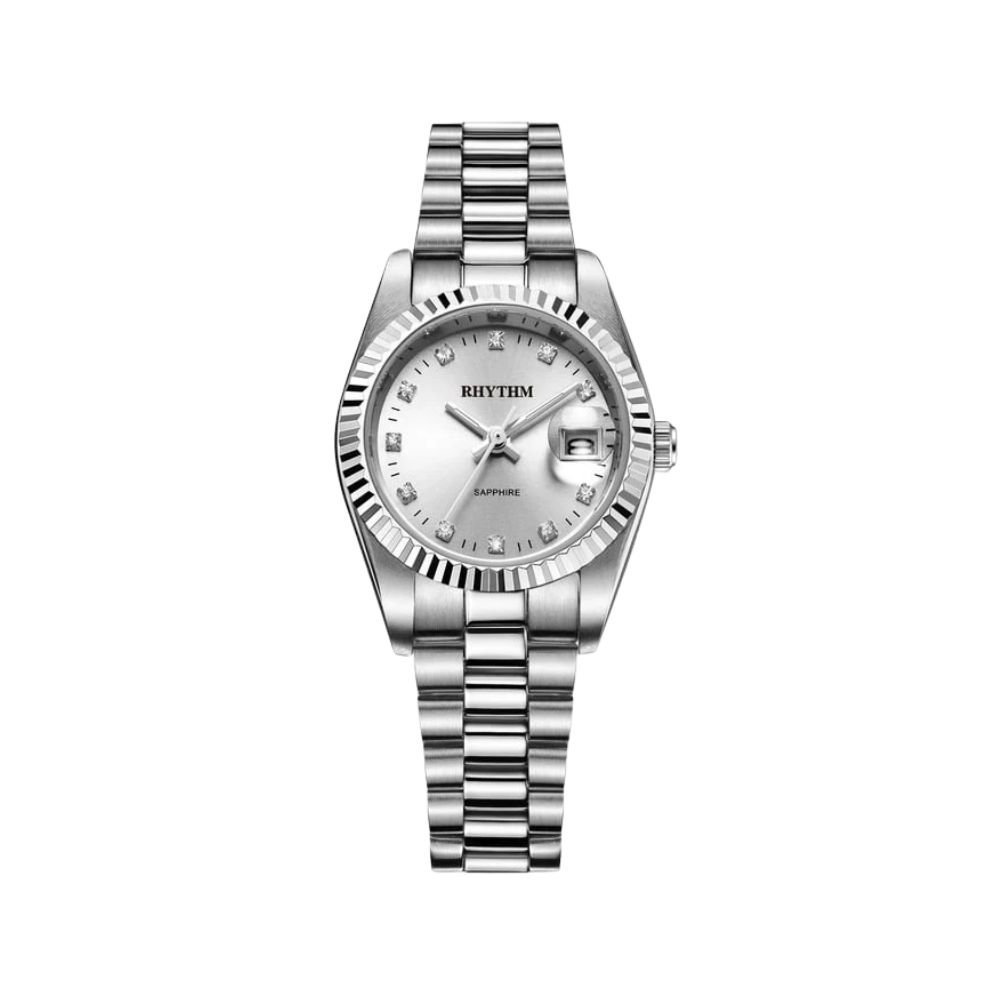 Đồng Hồ Rhythm Nữ R1204S01 Dây Thép không gỉ 26mm
