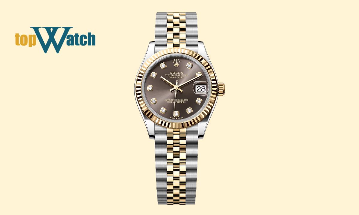 Đồng hồ Rolex Mặt Xà Cừ Đen Datejust 31 ref. 278273